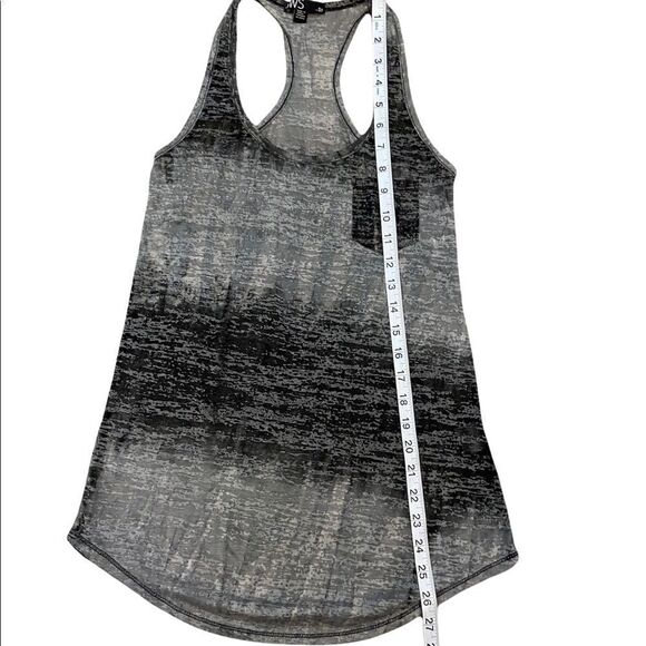 SWS Grey Ombré Racerback Lightweight Casual Tank Top S - Picture 8 of 8